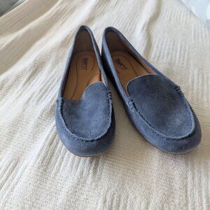 Born® Axona Sueded  Driving Mocs-Size 9.5 - New without Tags - BLue